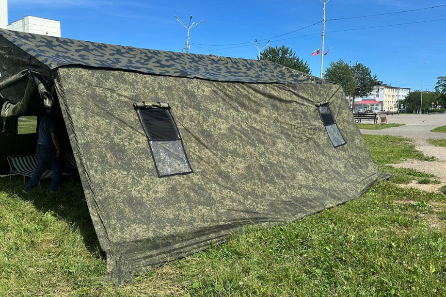 В закрытом камчатском городе Вилючинск развернуты пункты временного пребывания после мощного землетрясения. Фото: администрация Вилючинска. Фотография 4