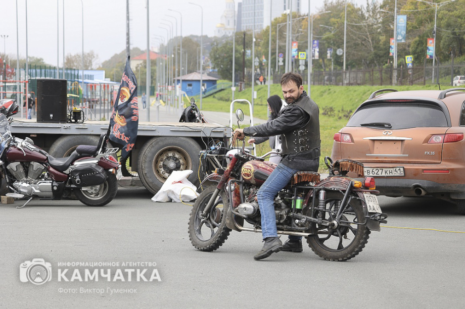 Камчатские байкеры завершили мотосезон 2024 года (фоторепортаж). Фото: ИА «Камчатка» . Фотография 5