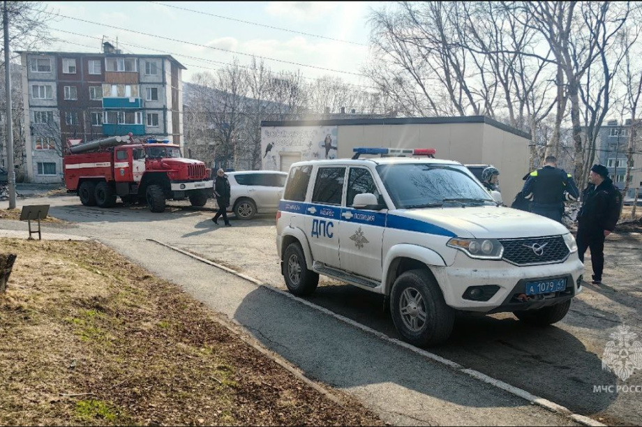 В школе № 28 столицы Камчатки силовики учатся защищать детей от террористов. Фото: ГУ МЧС России по Камчатскому краю
