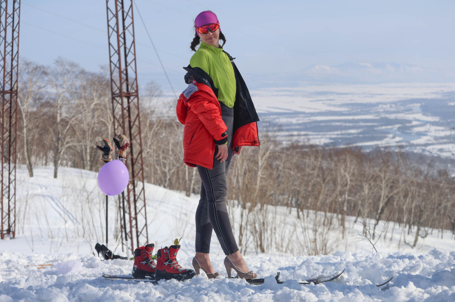 Лыжный поход в честь 8 Марта от турклуба «Медведь». Фото: «Камчатка Сегодня» \ Игорь Сафончик. Фотография 41