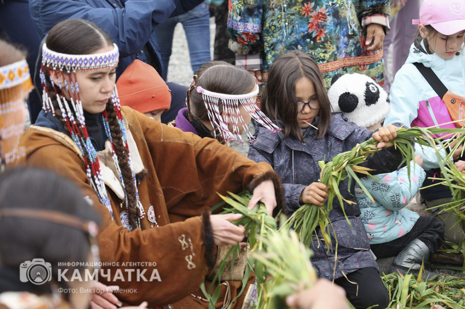 Национальный обрядовый праздник КМНС Камчатки провели по корякским и ительменским традициям. Фото: ИА «Камчатка»\Виктор Гуменюк. Фотография 23