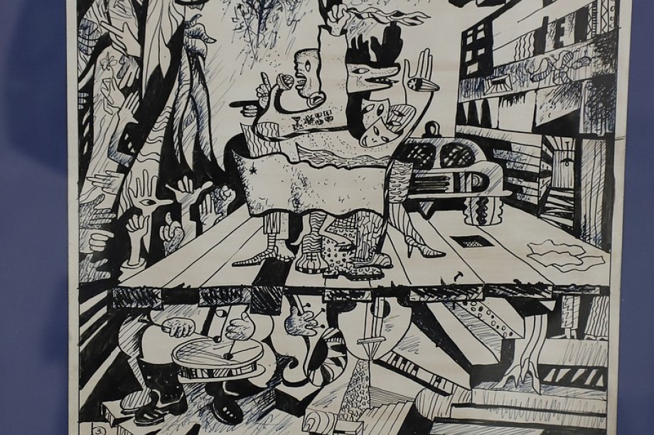 Персональная выставка Камчатского художника Юрия Захарова. Фоторепортаж. Фото: Виктор Гуменюк\ИА "Камчатка". Фотография 22