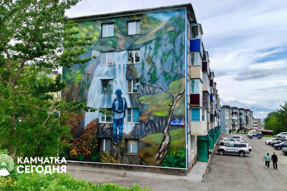 Первые четыре мурала появились в Петропавловске-Камчатском. Фото: ИА "Камчатка". Фотография 3