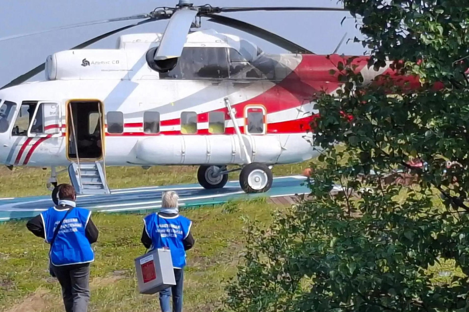 На Камчатке досрочно проголосовали более 2,2 тысячи жителей отдалённых районов. . Фотография 5