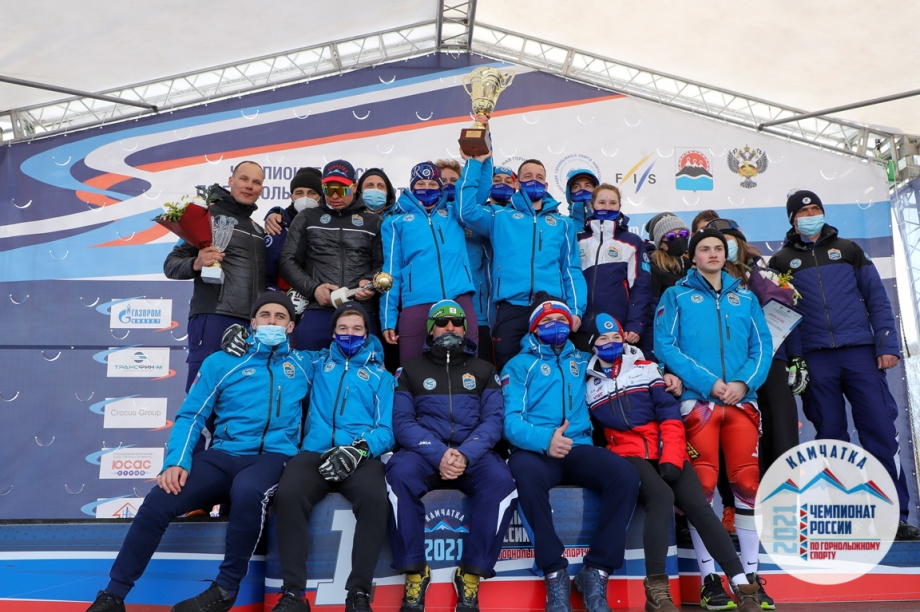 Камчатский спортсмен Никита Алёхин победил в слаломе-гиганте на горе Морозной. Фото: Виктор Гуменюк / информационное агентство "Камчатка". Фотография 3