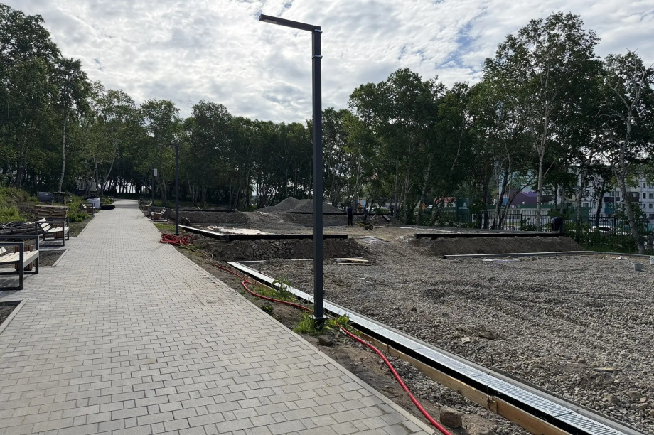  Парк «Электрон» на Камчатке обустраивают для детей и взрослых. Фото: kamgov.ru. Фотография 1