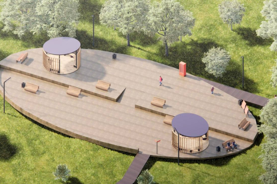 На Камчатке в парке на Дачной продолжат благоустройство. Изображение проекта с тг-канала Солодов. Камчатка. Фотография 3