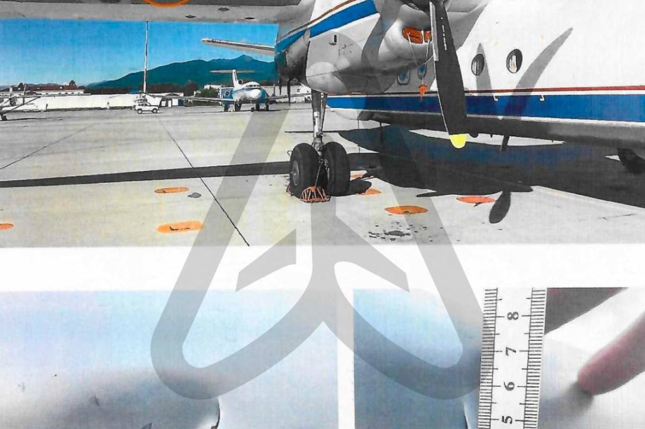 Ан-26 на Камчатке столкнулся с дроном, а экипаж скрыл повреждение. Фото: телеграм-канал Авиаторщина