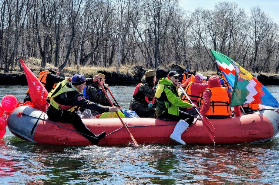 80-летие Великой Победы: «Сплав Победы» — дань памяти героям. Фото организаторов. Фотография 4