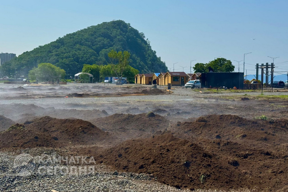 В столице Камчатки благоустраивают экоплощадку в центре города. Фото: ИА "Камчатка". Фотография 8