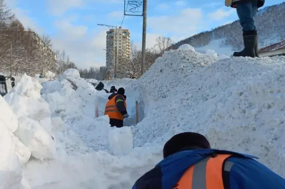 Волонтёры помогают камчатцам  выжить в снежном коллапсе. Фото: ПКГО официальные новости