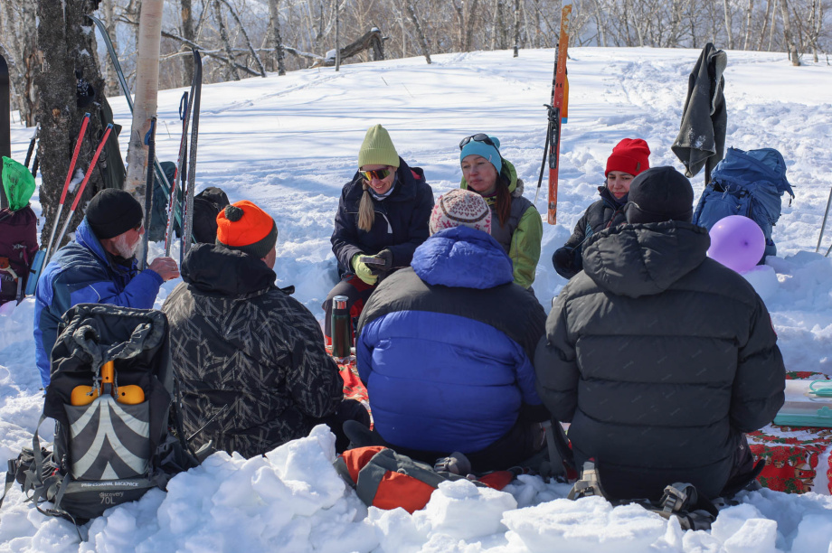 Лыжный поход в честь 8 Марта от турклуба «Медведь». Фото: «Камчатка Сегодня» \ Игорь Сафончик. Фотография 16