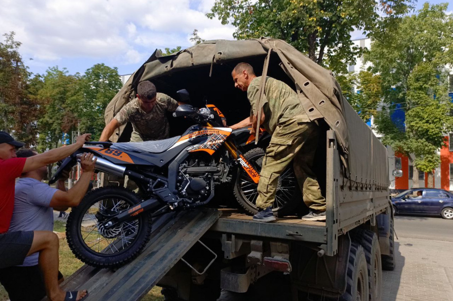 Камчатским бойцам за последний месяц направили более 50 мотоциклов  . 