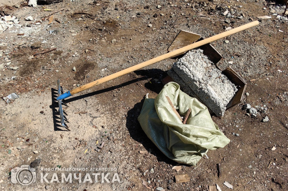 Молодежный субботник прошел в детском парке Петропавловска. фото: ИА "Камчатка". Фотография 24