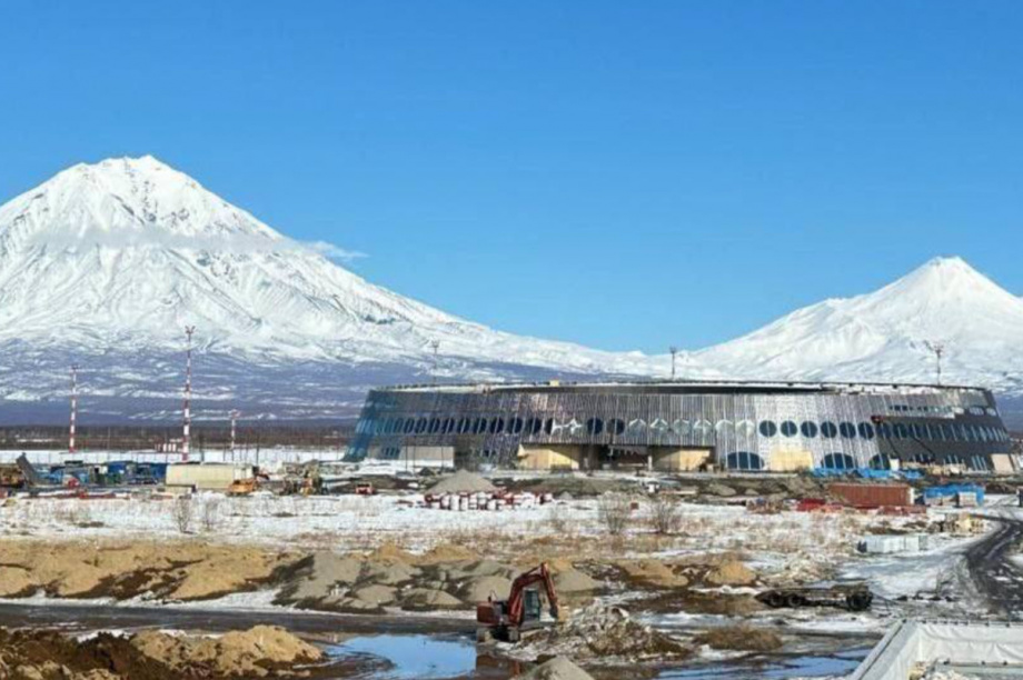 Строительство нового аэропорта на Камчатке под жёстким контролем губернатора края Солодова. Фото: kamgov.ru. Фотография 1