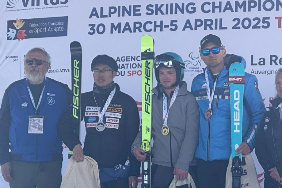 Горнолыжный триумф камчатских атлетов на чемпионате мира для людей с нарушениями интеллекта. Фото организаторов. Фотография 3