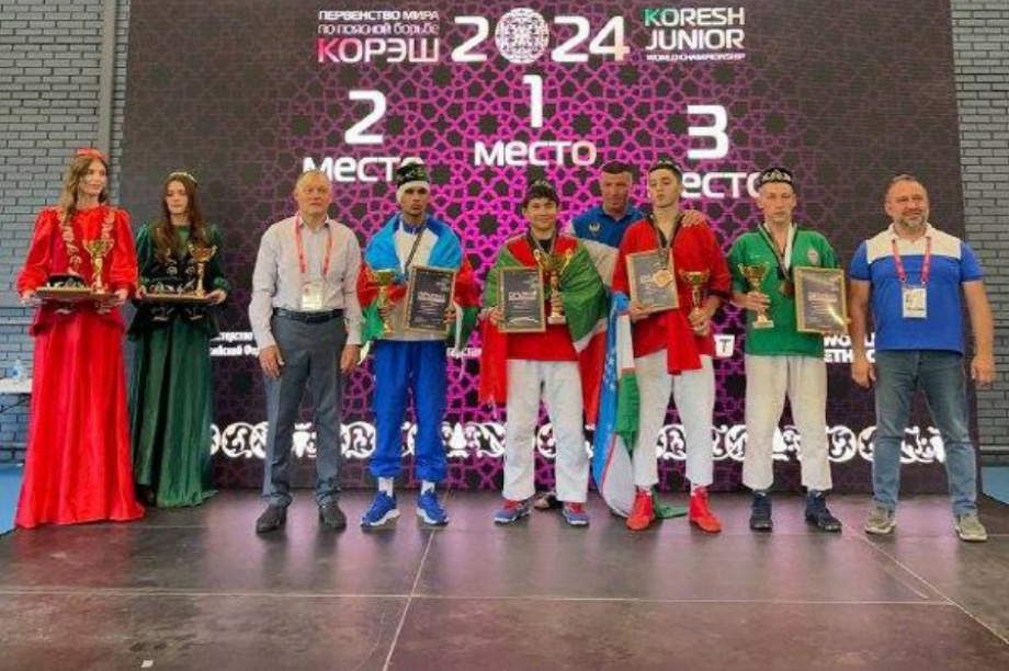 Спортсмен с Камчатки в тройке победителей на первенстве мира по национальной борьбе корэш . Фото организаторов