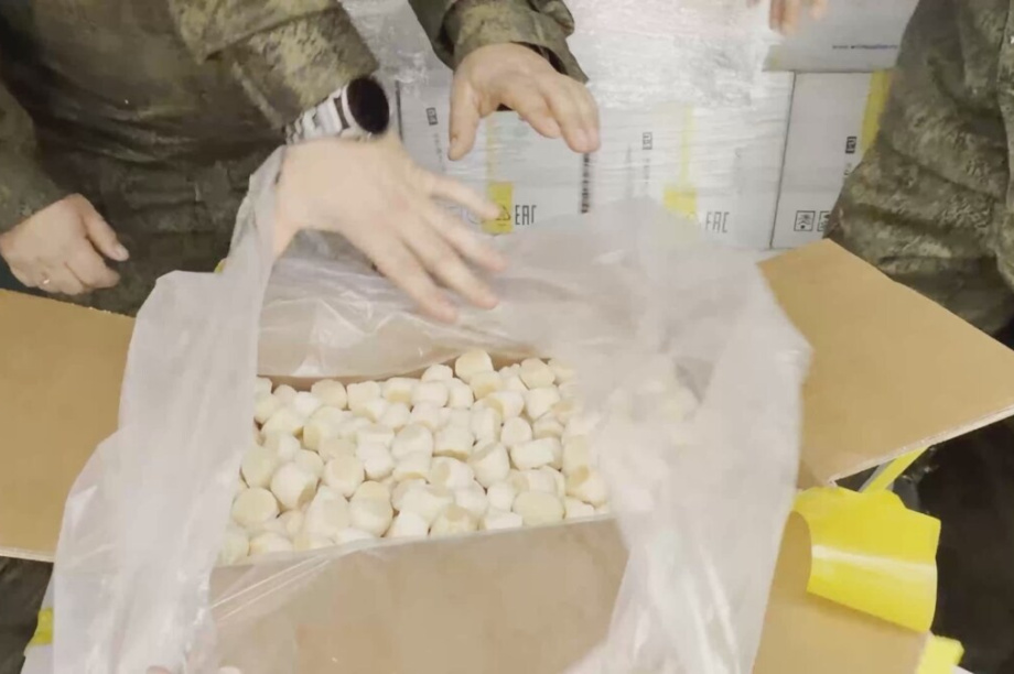 Камчатка отправила своим бойцам партию морепродукции. kamgov.ru. Фотография 2