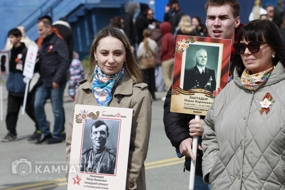 «Бессмертный полк» прошел по Петропавловску-Камчатскому. Фото: ИА "Камчатка". Фотография 49