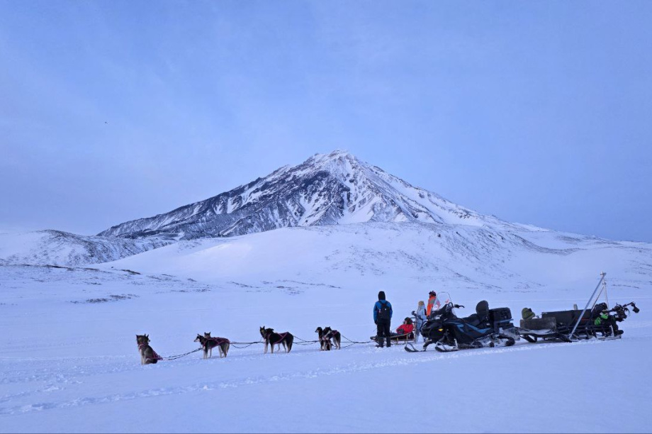 Камчатские каюры приняли участие в съемках художественного фильма «Снежная восьмерка». Фото: Министерство культуры Камчатского края. Фотография 7