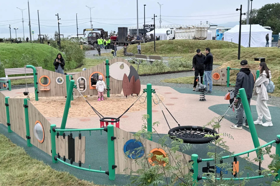 Городской праздник прошел в Петропавловске-Камчатском в честь открытия парка "Экосистема". . Фотография 17
