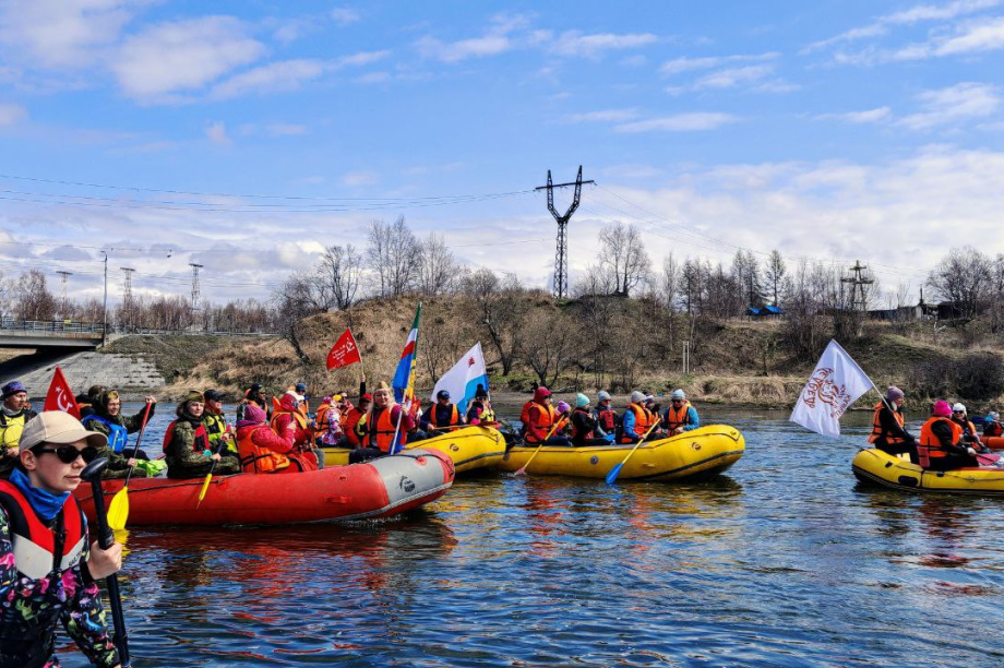 80-летие Великой Победы: «Сплав Победы» — дань памяти героям. Фото организаторов. Фотография 7