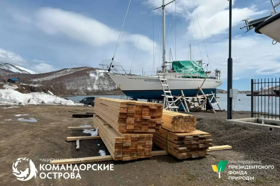 Песцы, стройка и тонны тушёнки: учёные штурмуют необитаемый остров Медный. Фото: Национальный парк "Командорские острова", телеграм-канал. Фотография 1