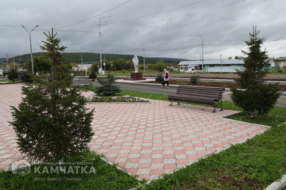 Памятник участникам СВО откроют в камчатском посёлке Сокоч. Фото: Виктор Гуменюк. Фотография 3