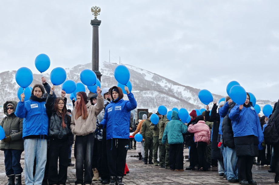 В Петропавловске-Камчатском отметили годовщину Крымской весны (фоторепортаж). ИА Камчатка. Фотография 2