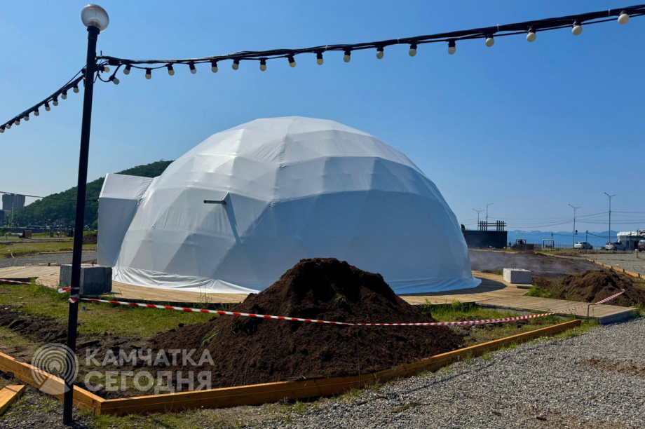 В столице Камчатки благоустраивают экоплощадку в центре города. Фото: ИА "Камчатка". Фотография 6
