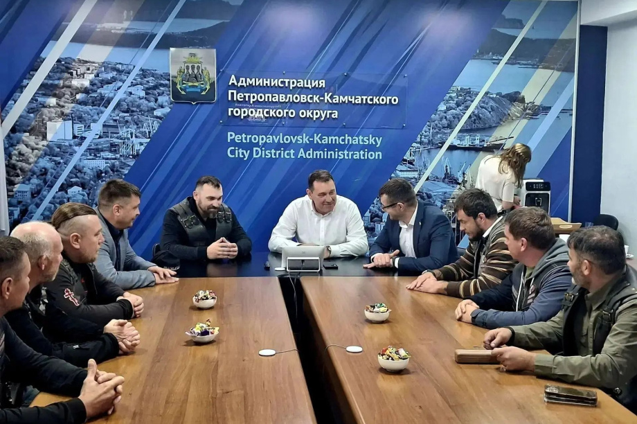 Петропавловск-Камчатский посетили «Ночные волки». . Фотография 5