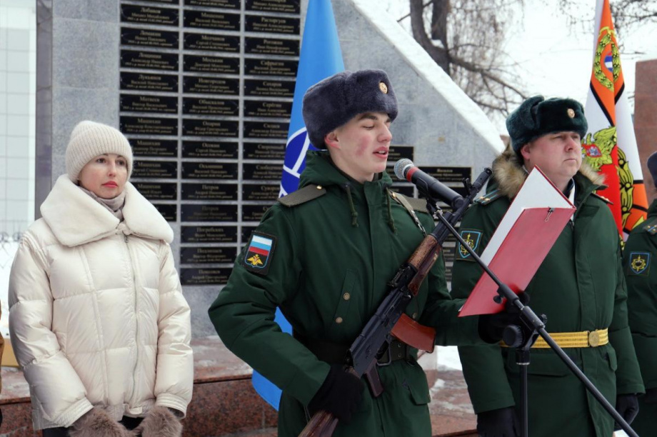 Торжественное принятие присяги новобранцев ВКС на Камчатке. Фото: Вера Ступникова/Администрация ЕМР. Фотография 7