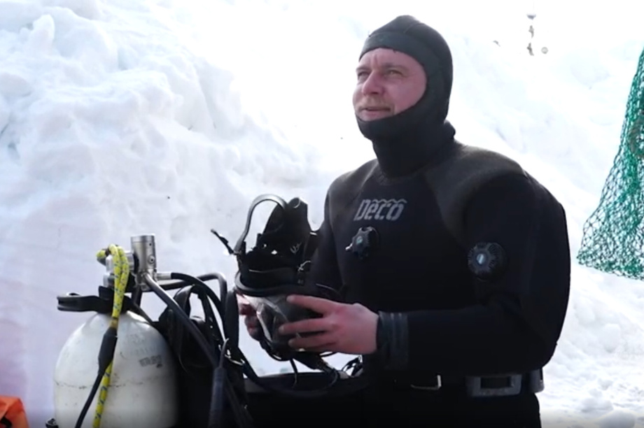 Камчатские водолазы-спасатели потренировались в экстремальных условиях. Фото: пресс-служба ГУ МЧС России по Камчатскому краю. Фотография 5