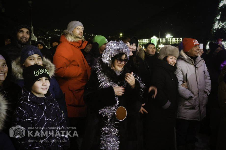 Новогодняя ночь в Петропавловске-Камчатском (фоторепортаж). . Фотография 24