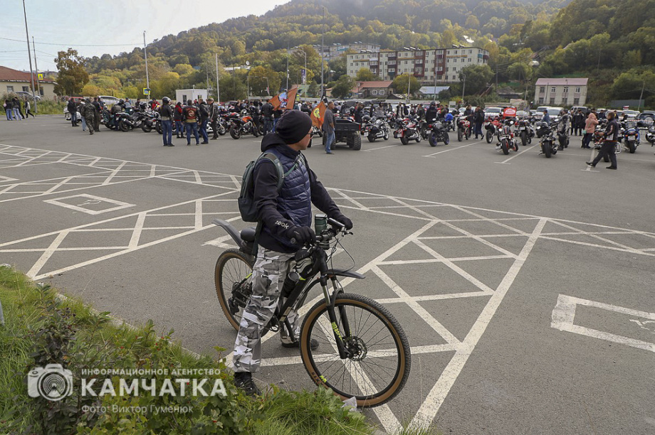 Камчатские байкеры завершили мотосезон 2024 года (фоторепортаж). Фото: ИА «Камчатка» . Фотография 61