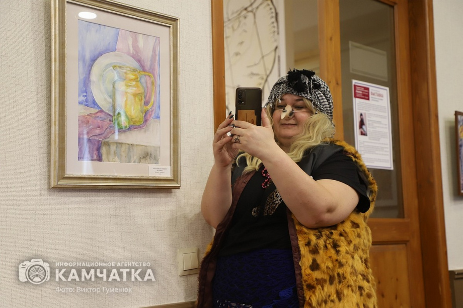 Святочные традиции вспоминали в краевой библиотеке Камчатки. Фото: Виктор Гуменюк. Фотография 32