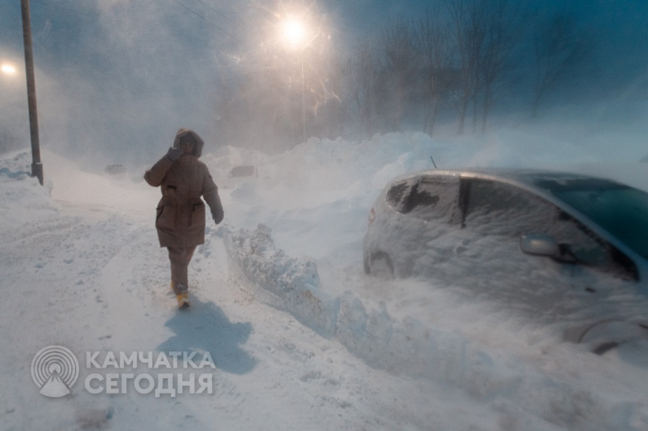 Белая стихия Камчатки (фоторепортаж). Фото: ИА «Камчатка». Фотография 6