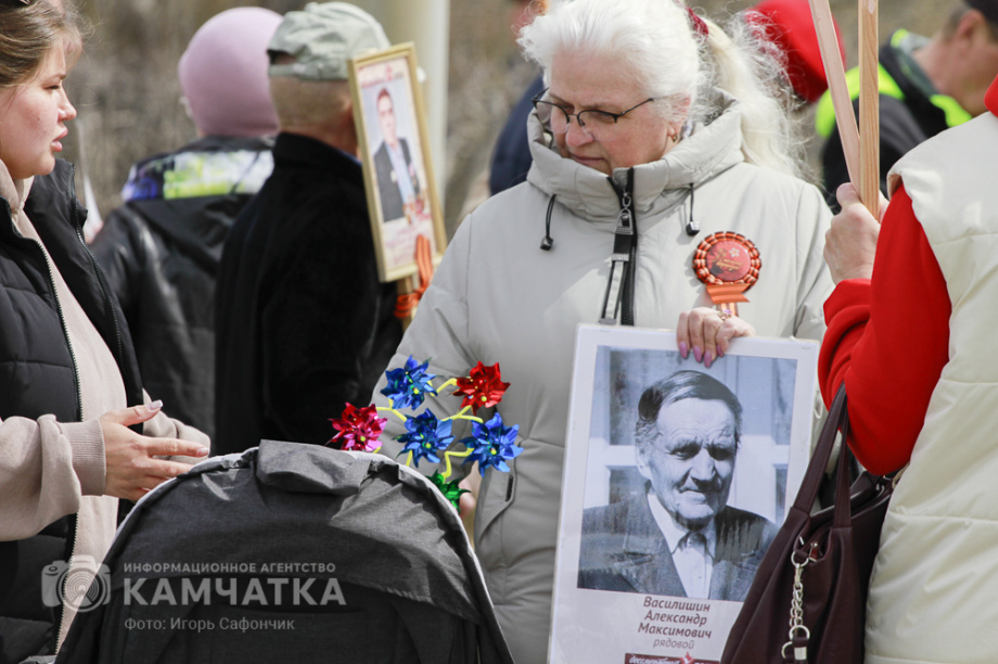 «Бессмертный полк» прошел по Петропавловску-Камчатскому. Фото: ИА "Камчатка". Фотография 56