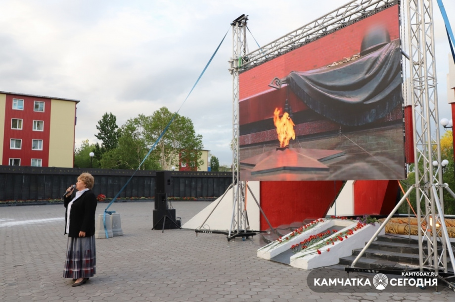 Всероссийская минута молчания. Фото: Виктор Гуменюк / информационное агентство "Камчатка". Фотография 17