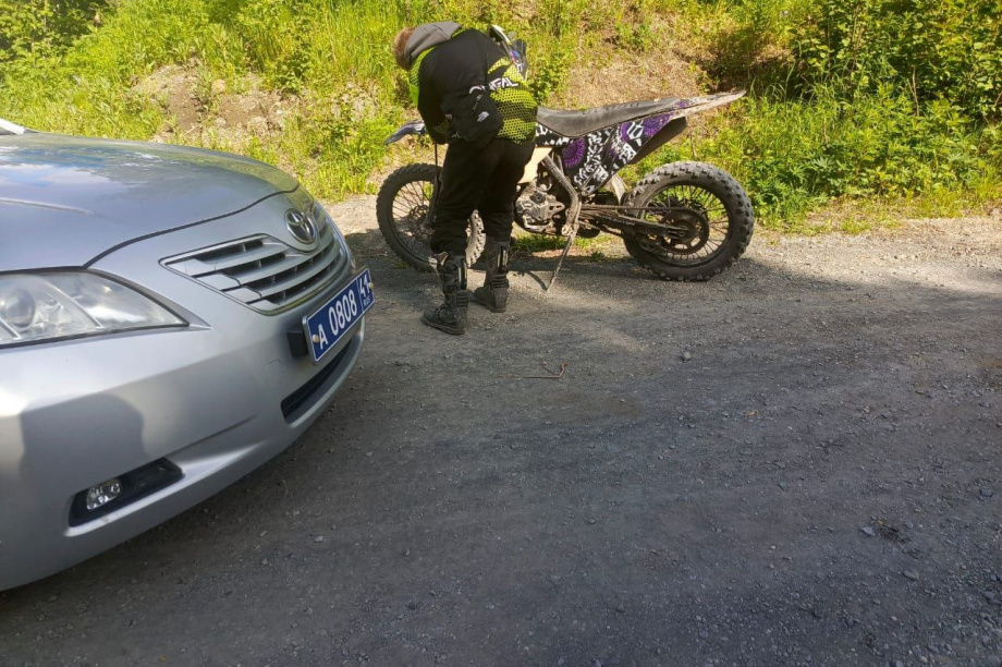 На Камчатке отловили лихачей-малолеток на мототехнике. Фото: Госавтоинспекция Камчатского края. Фотография 3