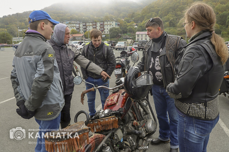 Камчатские байкеры завершили мотосезон 2024 года (фоторепортаж). Фото: ИА «Камчатка» . Фотография 27