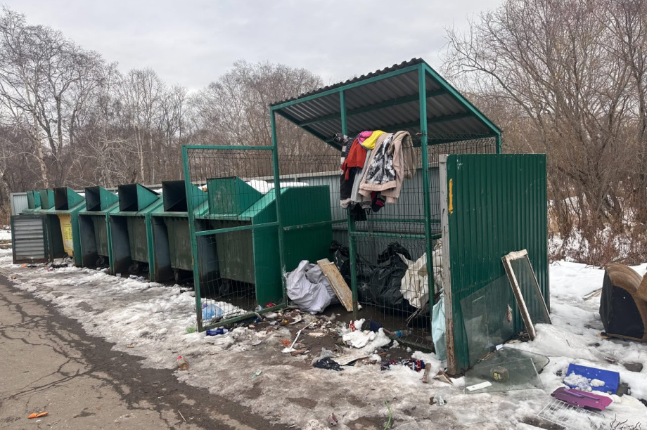 Пять «управляек» Вилючинска поплатились штрафами за грязь на мусорных площадках . Фото: УФССП по Камчатскому краю и Чукотскому автономному округу. Фотография 4