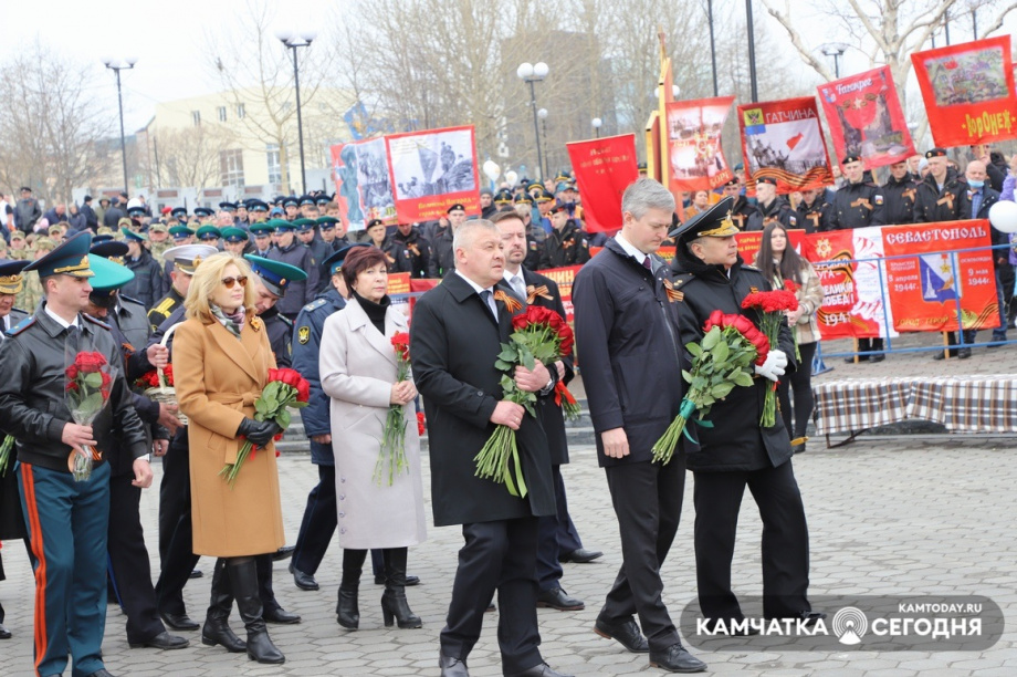 Памятные мероприятия в Парке Победы. Фото: Виктор Гуменюк. Фотография 80