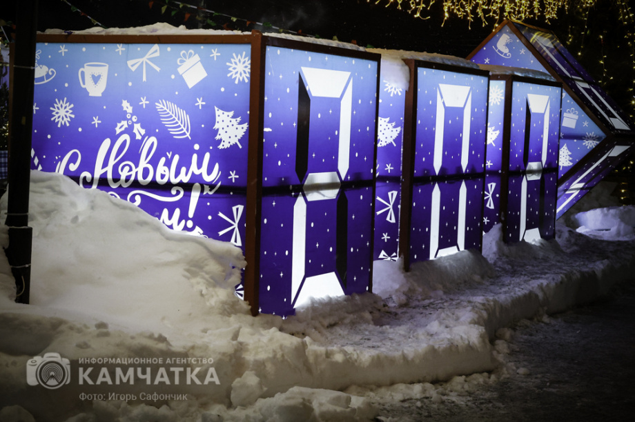 Новогодняя ночь в Петропавловске-Камчатском (фоторепортаж). . Фотография 79