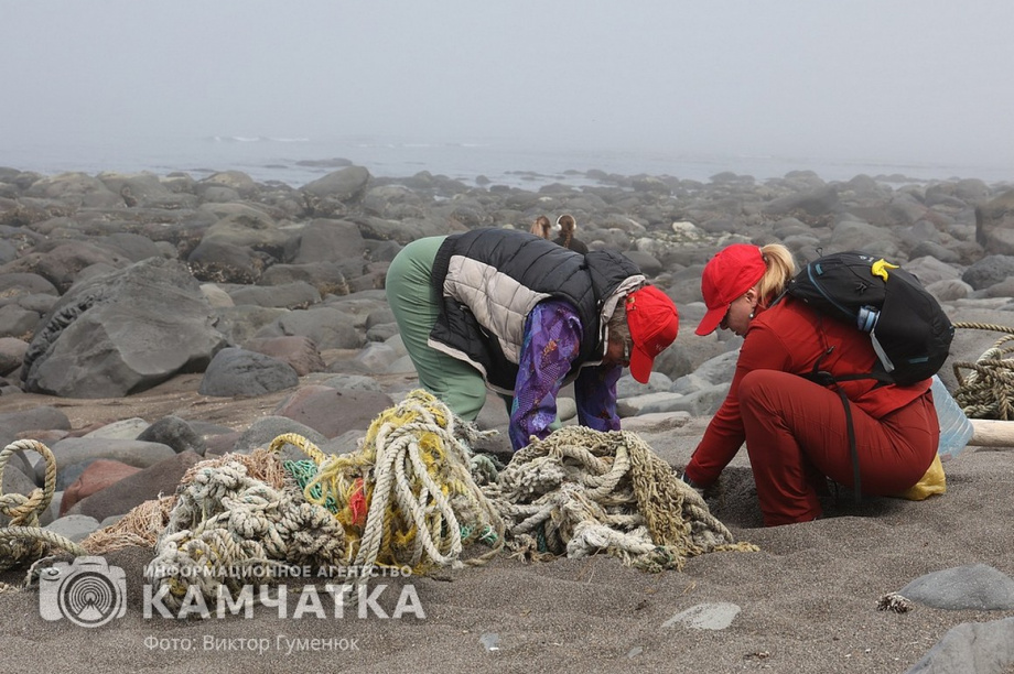 Заповедный берег юга Камчатки очистили от мусора. фото: Виктор Гуменюк. Фотография 45