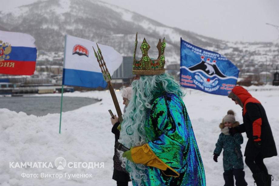 Эстафета «Закаленная Россия – сильная страна» на Камчатке. Фоторепортаж. Фото: Виктор Гуменюк\ИА "Камчатка". Фотография 3