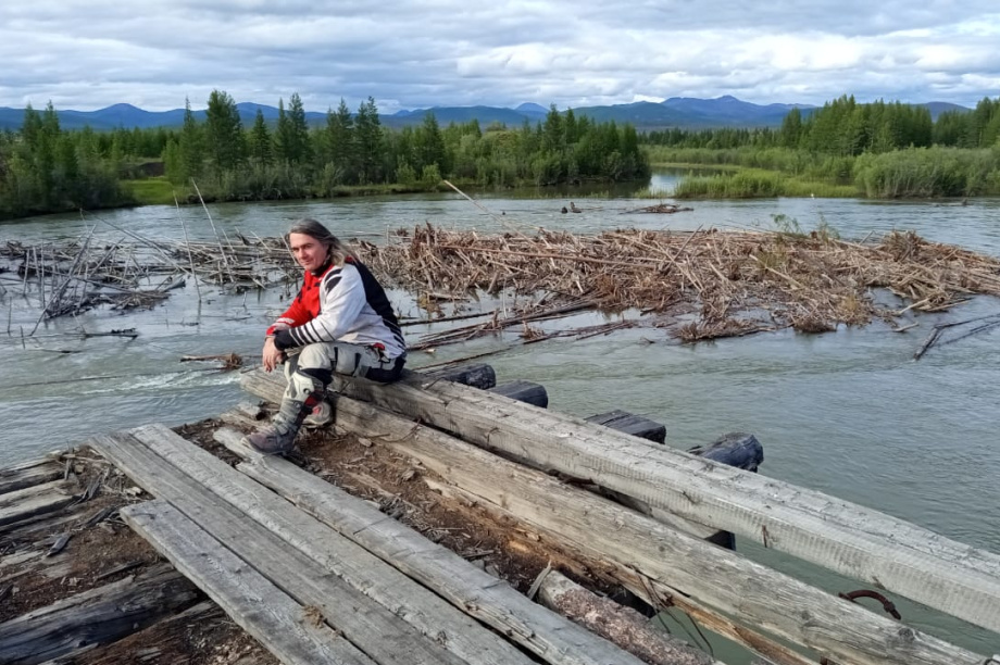 Мотопутешествие словака через всю Россию с остановкой на Камчатке. . Фотография 35