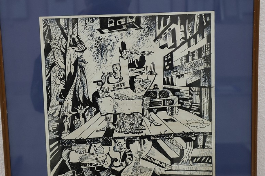 Персональная выставка Камчатского художника Юрия Захарова. Фоторепортаж. Фото: Виктор Гуменюк\ИА "Камчатка". Фотография 28