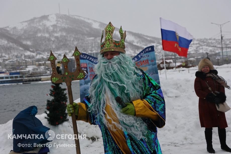 Эстафета «Закаленная Россия – сильная страна» на Камчатке. Фоторепортаж. Фото: Виктор Гуменюк\ИА "Камчатка". Фотография 4