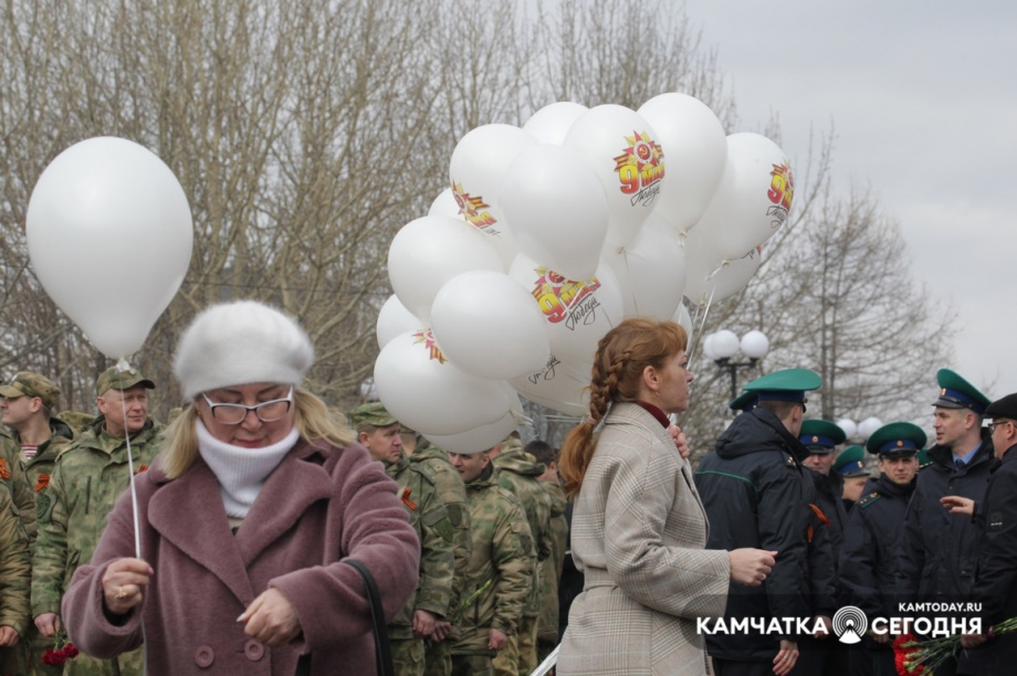 Памятные мероприятия в Парке Победы. Фото: Виктор Гуменюк. Фотография 2